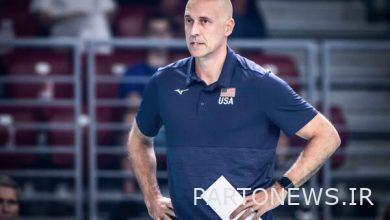 The reaction of the head coach of the American national volleyball team to the defeat against the national team of Iran - Mehr News Agency |  Iran and world's news