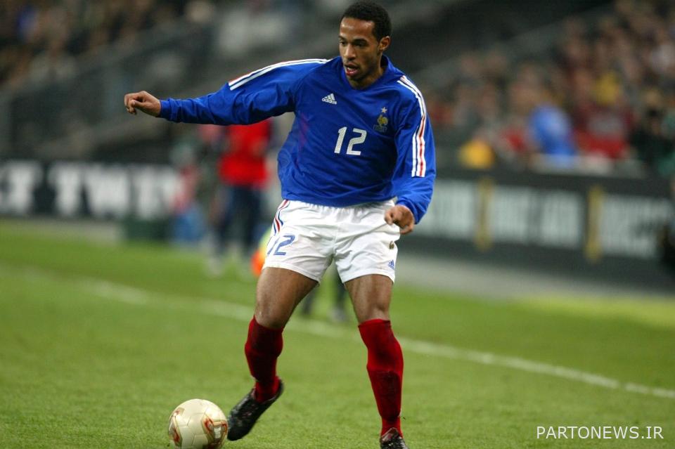 تیری آنری رکورددار گلزن فرانسه است و در صحنه بین المللی با زیدان شریک شد