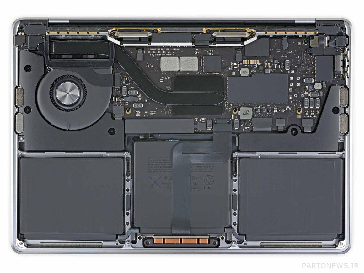 First look inside the MacBook Pro M2 - without any layout changes
