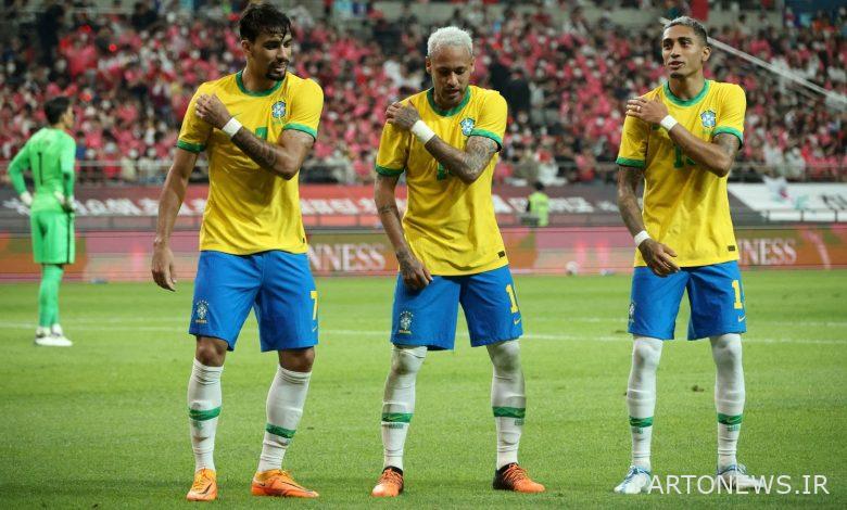 نیمار رکورد بزرگ پله را با شکست 5-1 برزیل بر کره جنوبی می بندد  اخبار فوتبال
