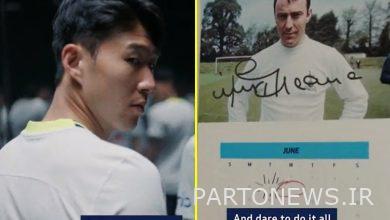 تاتنهام پیراهن خانگی جدید خود را در ویدیویی با حضور هری کین و هیونگ مین سون در حالی که باشگاه به اسطوره های جیمی گریوز و لدلی کینگ اشاره می کند رونمایی کرد.