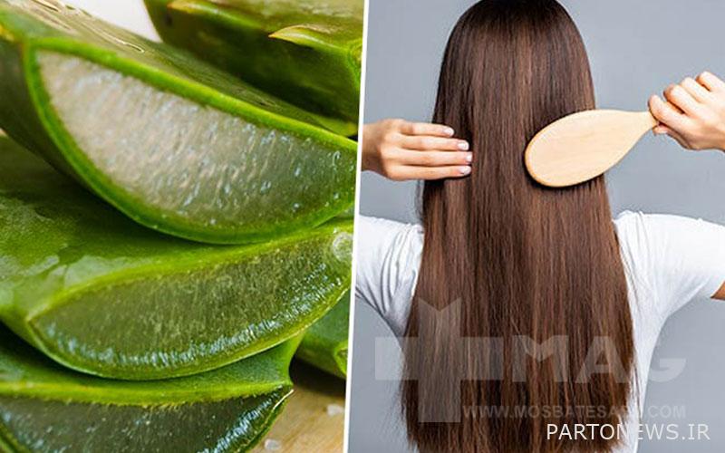 Aloe vera for straightening hair at home