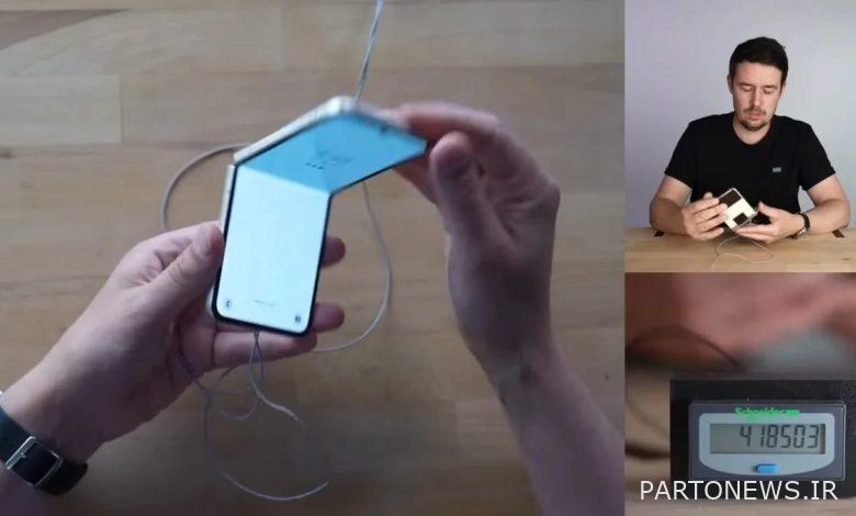 گلکسی زد فلیپ 3 بیشتر از 400 هزار بار باز و بسته شدن را تحمل می‌کند [تماشا کنید]