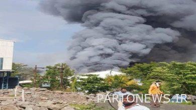 Chemical factory fire in India