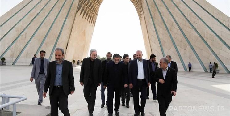 The Minister of Culture visited the cultural and artistic complex of Azadi Museum Tower in Tehran