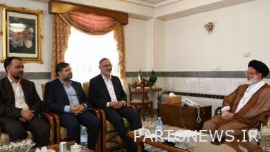لقاء رئيس بلدية طهران بوصاية مرقد حضرة عبد العظيم حسني (ع)