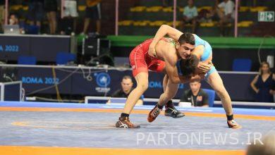 World junior freestyle wrestling  Winning a silver medal and a bronze medal in the first five weights by Iranian representatives