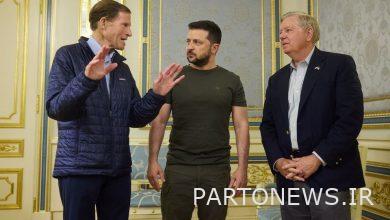 سناتورهای آمریکایی با زلنسکی دیدار کردند / اعلام نیاز کی‌یف به سامانه‌های بیشتر دفاع هوایی