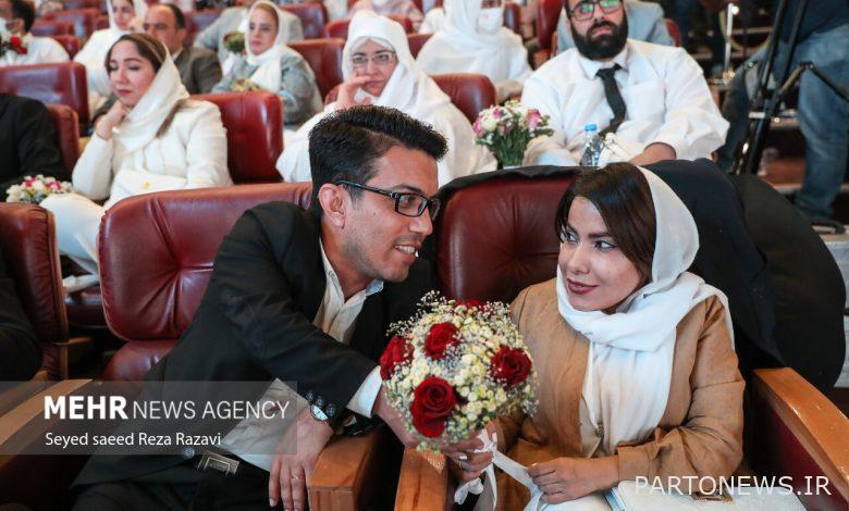 Marriage ceremony of 114 couples with disabilities