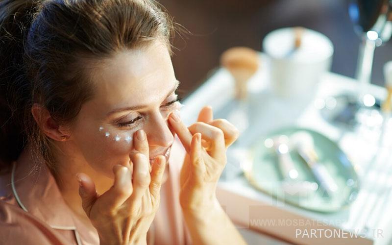 Eye cream in middle age
