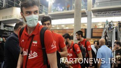 Iran's national volleyball team returned home this morning - Mehr news agency  Iran and world's news