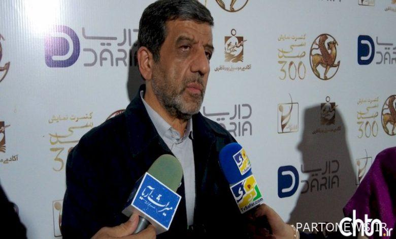 A conversation with Engineer Zarghami on the sidelines of the Sisad concert