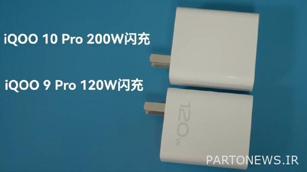 نسخه نمایشی شارژ سریع iQOO 10 Pro 200W نسخه نمایشی شارژ سریع iQOO 10 Pro 200W