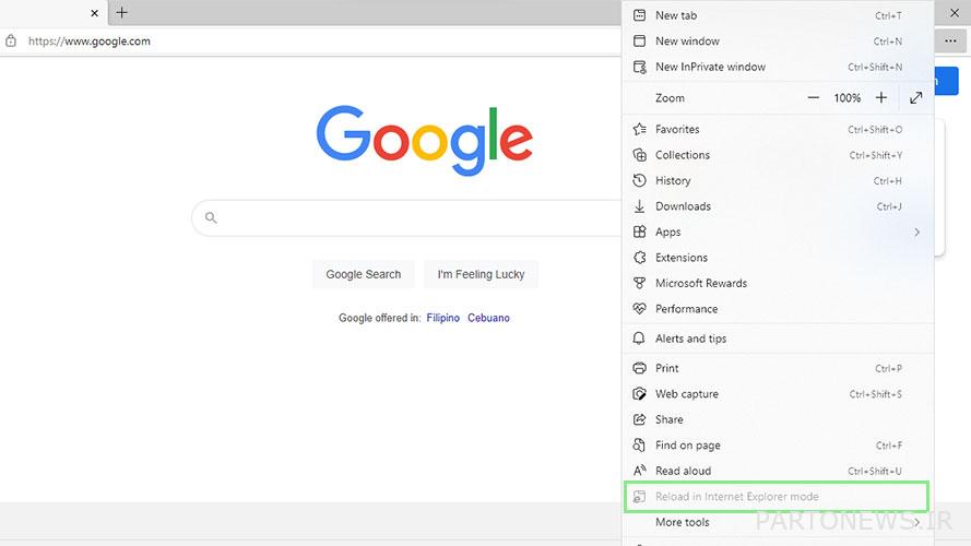 نحوه استفاده از حالت اینترنت اکسپلورر در مایکروسافت اج