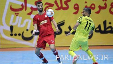 Premier Futsal League  Breaking the tape of crop victories by SenH/Chips, the winner of the Mashhad derby