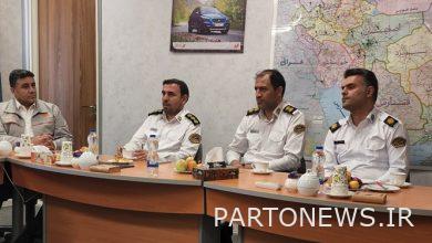 زيارة نائب العمليات المرورية لشرطة طريق طهران الكبرى لإنقاذ شركة سايبا للسيارات