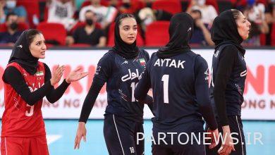 كأس الاتحاد الآسيوي للكرة الطائرة  مباراة إيران النسائية ضد اليابان في ربع النهائي