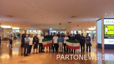 ورود کاروان بسکتبال ایران به ژاپن در میان استقبال نمایندگان سفارت تهران در توکیو