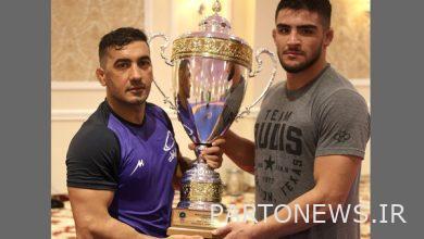 Delivery of the third trophy of the 2019 world championships to the Iranian wrestling representative - Mehr news agency Iran and world's news