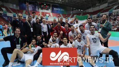 فازت الكرة الطائرة بالميدالية الذهبية للفريق الأول في قافلة بلادنا - وكالة مهر للأنباء  إيران وأخبار العالم