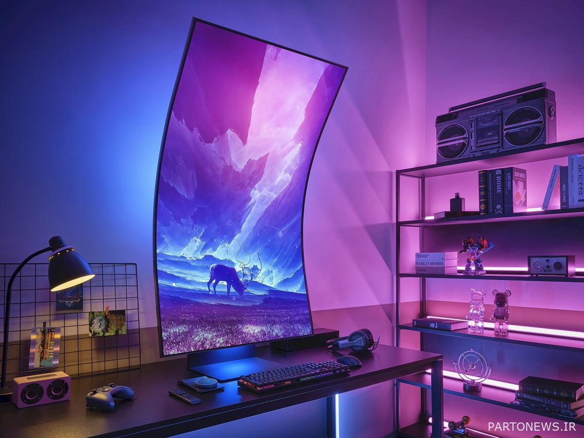 The new Samsung monitor was introduced.