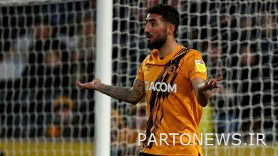 English first division league  Hull City's draw in the presence of the national team striker