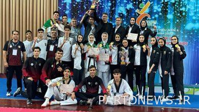 قهرمانی تیم دختران و پسران ایران در مسابقات تکواندو قهرمانی نوجوانان آسیا