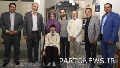 The meeting of the deputy of artistic affairs with the veteran artist of the Islamic Revolution