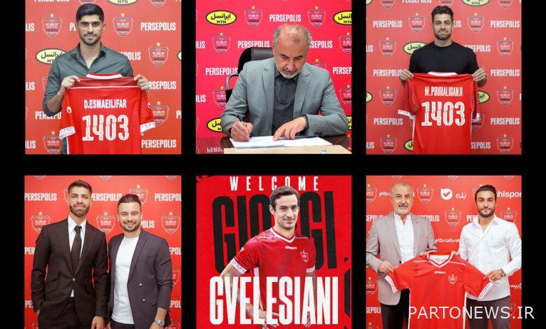 The contract of Persepolis players for the new Premier League season was registered