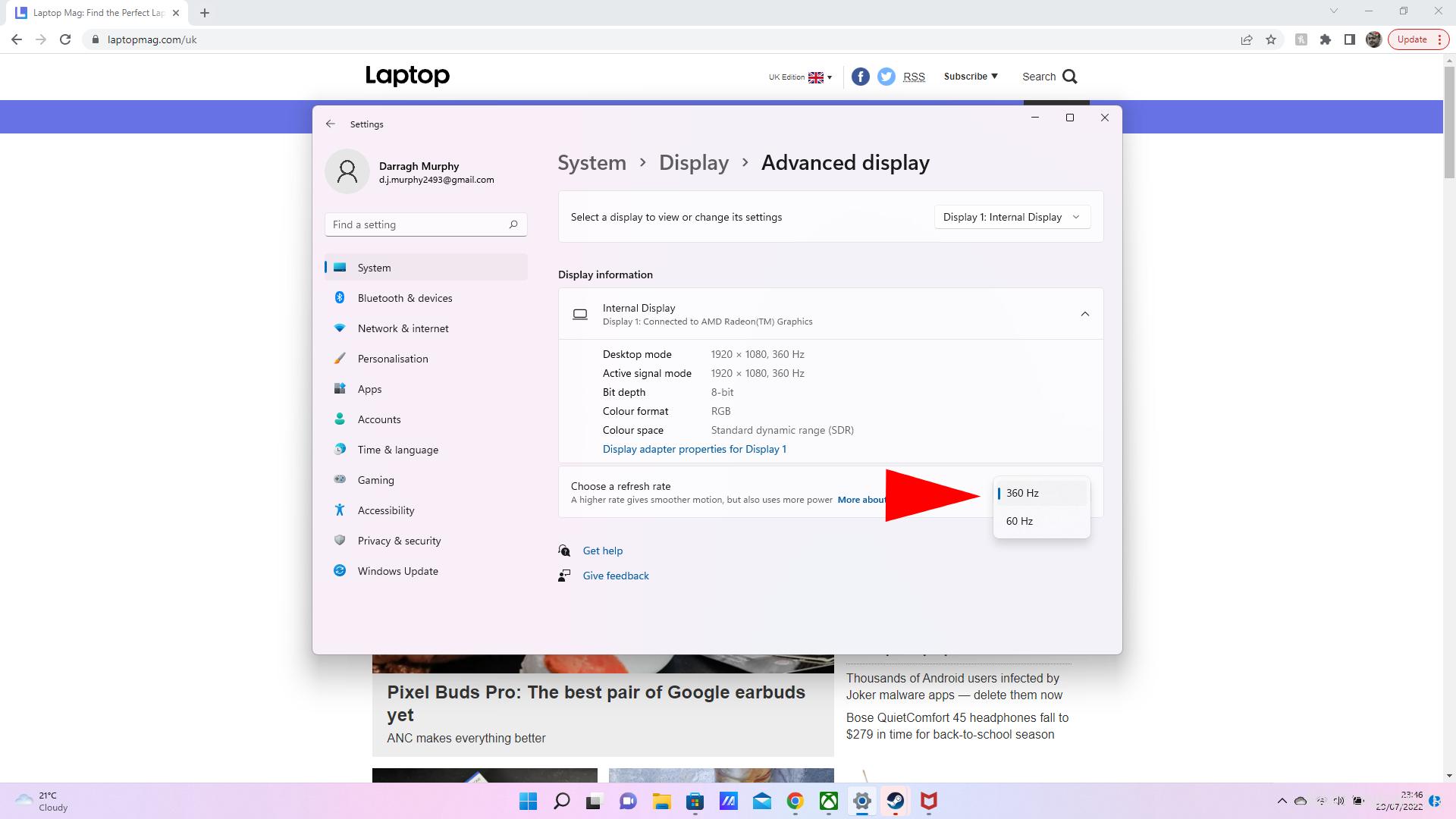 ترفندهای ویندوز 11: گزینه های نمایش