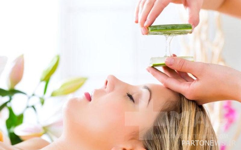 Skin exfoliation with aloe vera