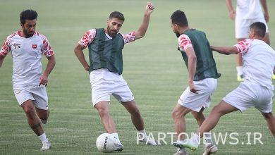 90 دقيقة من تدريب برسيبوليس في يوم حراسة باقري