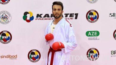 The end of Iran karate in Baku World League with winning 4 silver and bronze medals/ no gold