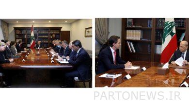 The meeting of the American mediator with the President of Lebanon regarding the demarcation of maritime borders
