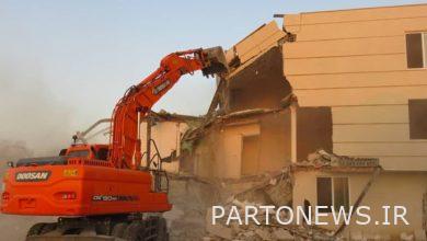 Demolition of 8 illegal villas in Shams Abad and Firoz Bahram area of ​​Tehran