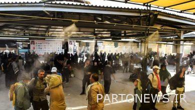 Radio Arbaeen At the border of Mehran, the necessary facilities are available for the transportation of pilgrims/ the activity of processions to welcome pilgrims