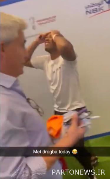 دروگبا به سرعت متوجه شد که توسط این هوادار جوان ترول شده است