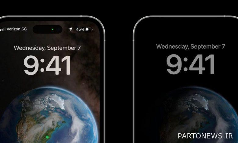 تم الكشف عن التغييرات التي تم إجراؤها على شاشة القفل وشريط الحالة على iPhone 14 Pro