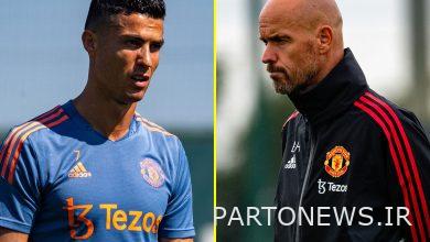 گل های کریستیانو رونالدو و جیدون سانچو اولین پیروزی را برای شیاطین سرخ در لیگ اروپا رقم زد