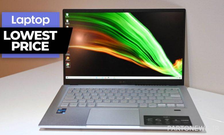 Acer Swift 3 laptop on a white desk