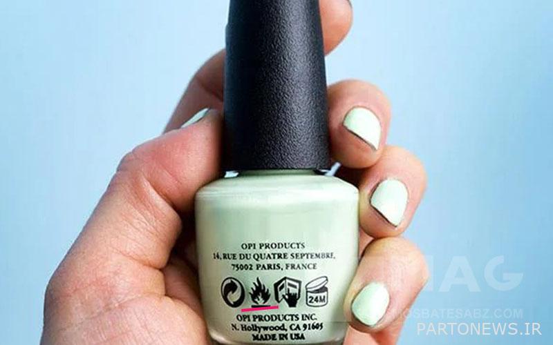 Flame marks from marks on cosmetics