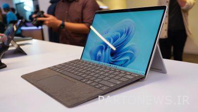 The unveiling of Surface Pro 9 with 5G support and a processor based on Microsoft's SQ3 logo