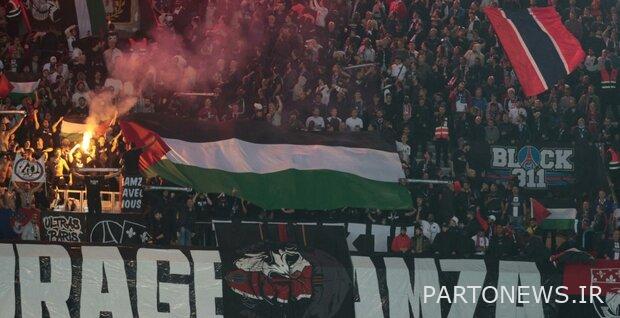 دعم جماهير باريس سان جيرمان للشعب الفلسطيني + بالصور