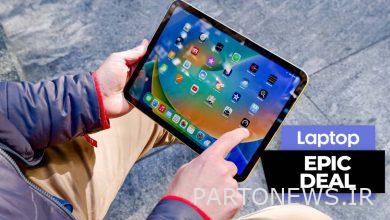 Apple iPad 10th generation tablet outdoors