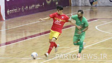 الدوري الممتاز لكرة الصالات  وصل المحصول إلى المركز الثاني / فوز زارند للصلب على هرمزجان للصناعات