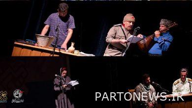 The provincial groups lit the lamp on the first day of the resistance theater festival