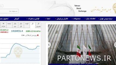 An increase of 2 thousand and 281 points in Tehran Stock Exchange index