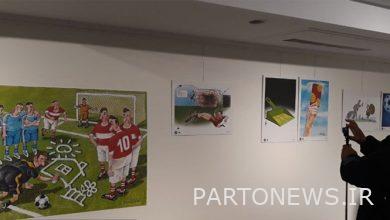 The World Cup International Cartoon and Caricature Exhibition was opened / full football artworks