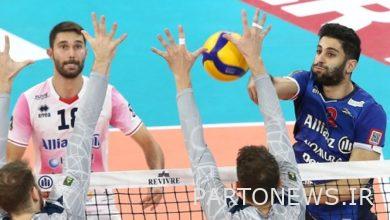 Italian volleyball league Peruja did not show mercy to Yaran Abadipour/ a heavy defeat for Milano