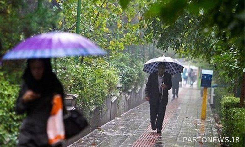 حالة الطقس في البلاد اليوم 22 تشرين الثاني 1401 / هطول الأمطار في 7 محافظات